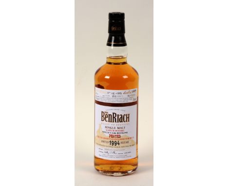 The Benriach 1994 Limited Release Single Cask Bottling Single Malt Scotch Whisky, 112/215, cask no. 286, date of bottling Jun