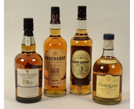 A Dalwhinnie 15 Year Old Highland Single Malt Scotch Whisky, 43% vol, 70cl, boxed, together with a Knockando 12 Year Old Sing