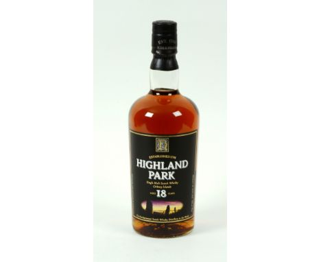 A Highland Park 18 Year Old Single Malt Scotch Whisky, 43% vo, 50cl, boxed