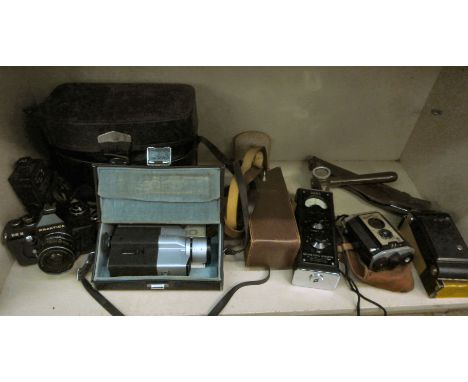 Audio and visual equipment: to include a Sanyo Super CM300 camera; a Dawe Sound level indicator; and a Kodak Six-20 Junior   