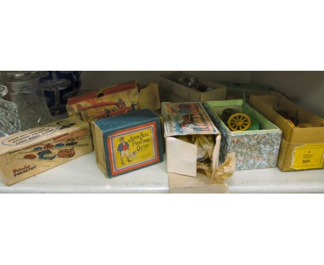 Britain, Brimtoy and other diecast models: to include a Britains dairy farm horse and cart  boxed       OS3