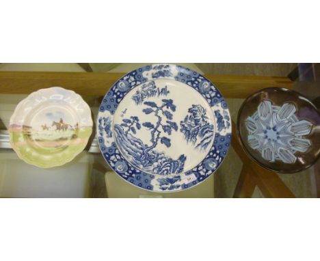 Ceramics: to include a Poole pottery Ionian pattern dish  11''dia       LAB