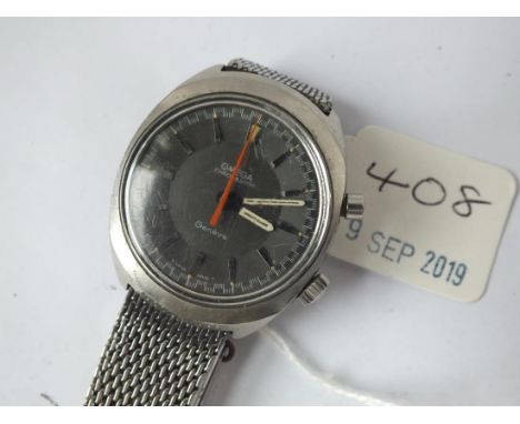 Gents s/s OMEGA Chronostop Geneve wrist watch with seconds sweep        