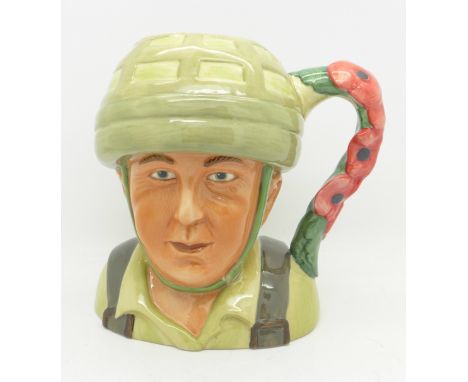 A Royal Worcester character jug, A Hero Comes Home, limited edition, boxed