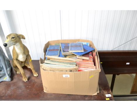 A box of Ordnance Survey Maps and Bartholomew Maps