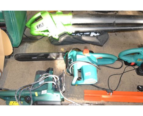 A Bosch electric chainsaw