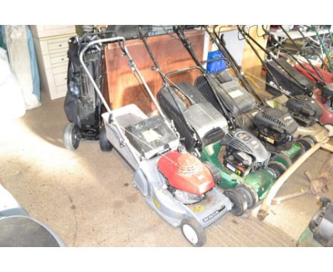 A Honda petrol rotary lawn mower