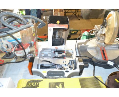 A 12 volt rechargeable torch and tool kit together with a 36 Led lantern