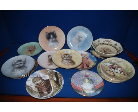 A quantity of decorative Plates including eight Royal Worcester from the 'One Glorious Summer' collection, eleven Giordano's 