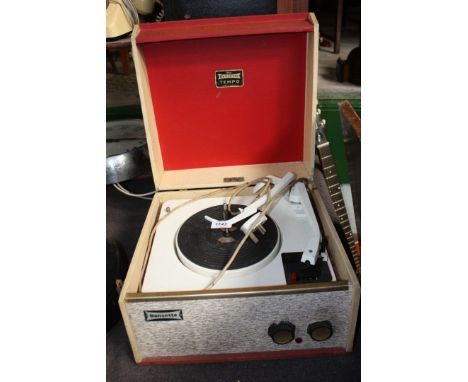 A Dansette Record Player.