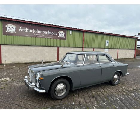 A 1962 Rover P5 3 Litre four-door saloon Reg no. 123 TKK. 42,000 recorded miles, manual four-speed gearbox. The car has been 