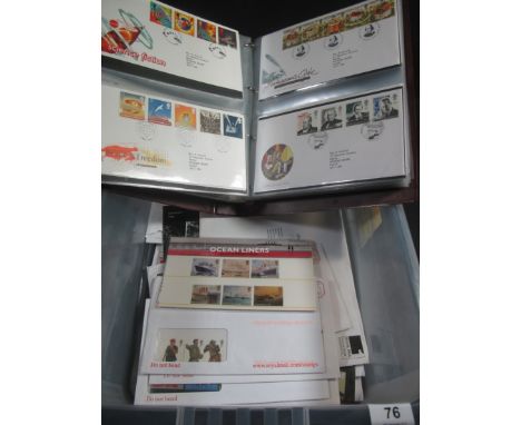 Great Britain collection of First Day Covers in Royal Mail album and various covers in Royal Mail album and various covers an