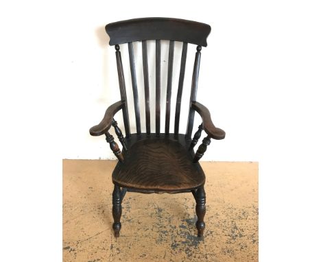 A Victorian Windsor armchair