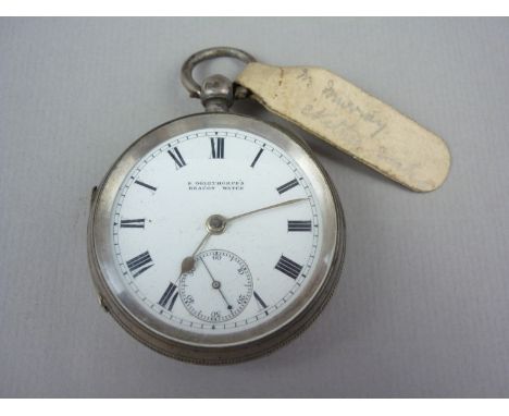 An Edwardian gentleman's silver cased 'Beacon' pocket watch by S. Oglethorpe