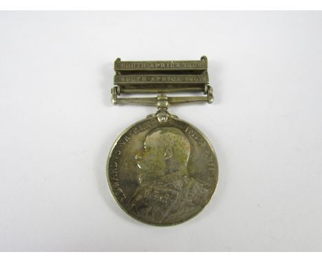 A King's South Africa Medal to 3569 Pte J K Woodhall, 6th DRGN GDS