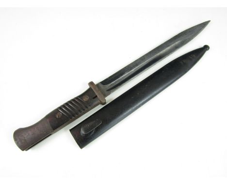 A 1940 German S84/98 bayonet by Coppel, serials matching on scabbard and bayonet