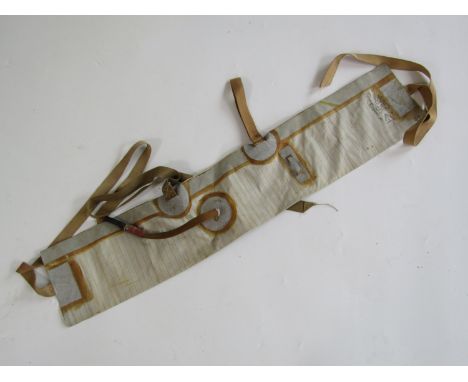 A Second World War British army issue seaborne landings lifebelt