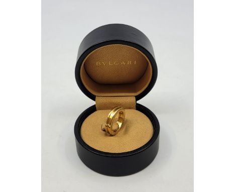 A Bulgari 18ct. yellow gold "B.zero 1" ring, stamped "Bvlgari" to sides and Italian control marks to interior, size 51 (appro