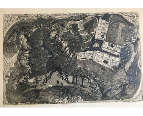 Glynn Thomas 1946-&nbsp; Signed lithograph study