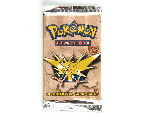 Pokemon TCG. Pokémon Fossil 1st edition sealed Booster Pack.This item is from the collection of the former Managing Director 