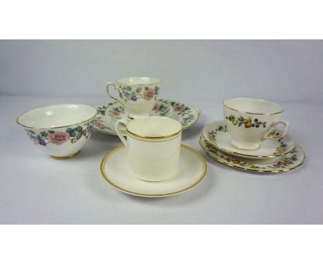 A quantity of china, including a Royal Vale part tea service, decorated with fruit, a Royal Grafton part tea service, Fragran