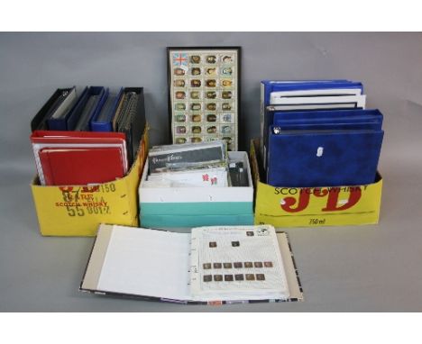 A COLLECTION OF MAINLY GREAT BRITISH STAMPS AND COVERS, in fourteen albums and loose, including 1840 1d black used , 1924 and