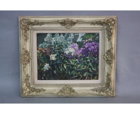 AFTER DOROTHEA SHARP, sketch of flowers, oil on board, unsigned, bears label verso 'Sketch Dorothea Sharp £5.5.0', approximat