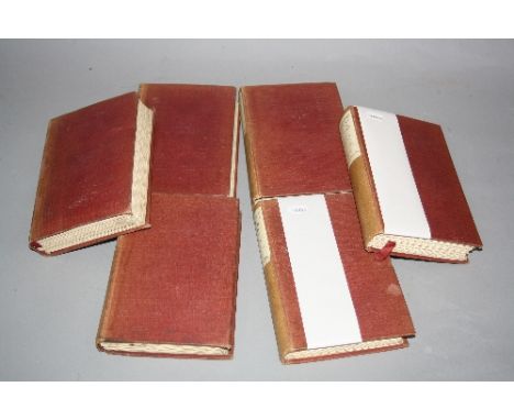 BOSWELL'S LIFE OF JOHNSON, edited by Angnstine Birrell and illustrated with portraits selected by Ernest Radford, six volumes