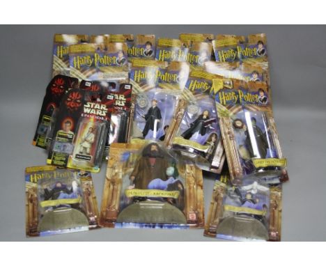 A COLLECTION OF MATTEL HARRY POTTER ACTION FIGURES, majority are the original releases from Harry Potter and The Philosphers 