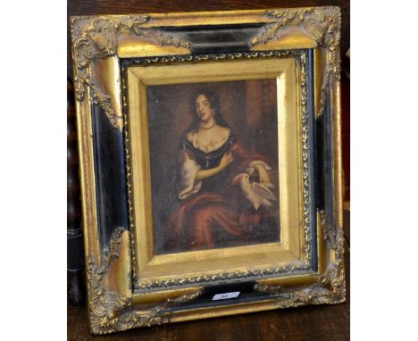 A 19th century portrait of a Spanish Lady, oil on canvas.