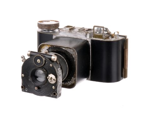 A Prisoner of War Home-Made Camera, circa 1943; this camera appears to be unique and is reputed to have been made by an Itali