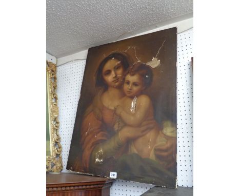Unframed print of The Virgin Mary