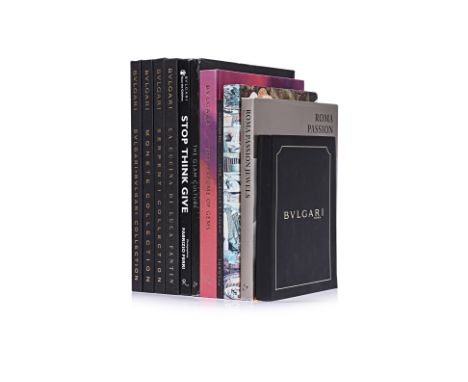 BVLGARI JEWELLERY BOOKS (4/5)
COMPRISING;
Alice Bulgari Strumenti per Divagare, Mylene Rechtsteiner, Gruppo Editoriale Fabbri