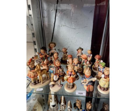 A collection of 18 figures by Goebel  