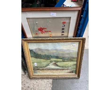 A signed print, a portfolio of miscellaneous pictures, 7 prints of ocean going ships including White Star Line , various pict