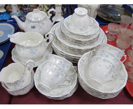 Royal Albert 'Satin Rose' First Quality Tea Service, of approximately thirty nine pieces, together with 2nd quality tea pot.