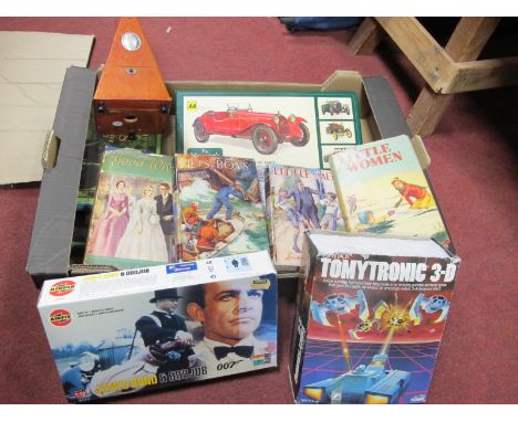 Games Workshop Lord of The Rings Figures, Tommytronic 3D, Battlefield in a box. James Bond Airfix, Derby Swissonic alarm cloc