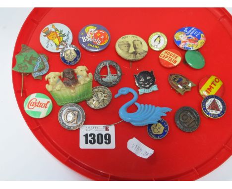 Gloops Club Enamel Badges, Gunstons Biscuits Are Nice Badge, other badges,