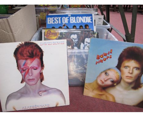 A Selection of Thirty Five LPs, to include David Bowie - Aladdin Sane (original Uk 1st pressing), Pinups, Diamond Dogs, Tonig