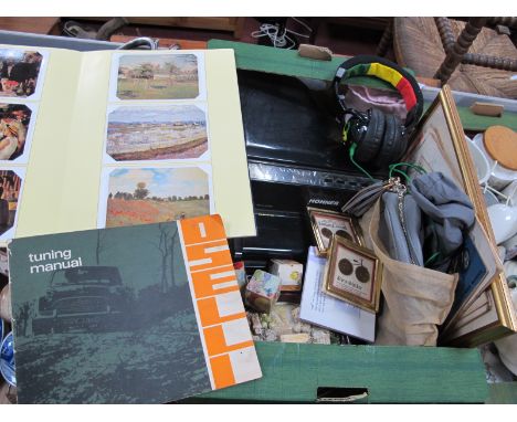 Hohner Musical Piano, print, postcards, manuals, bags, loom, children's blocks, etc:- One Box.