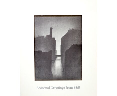 TREVOR GRIMSHAW (1947-2001); a signed limited edition black and white lithograph 'The Stone Corridor', numbered 47/450, produ