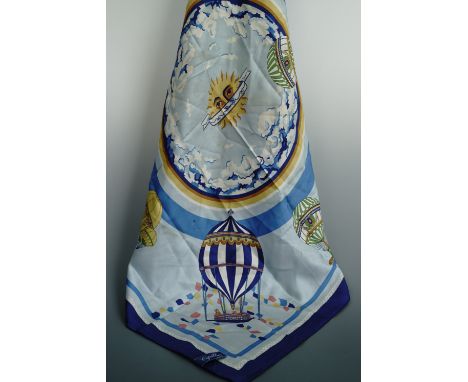 A Cyrillus of Italy printed silk scarf, 85 x 85 cm