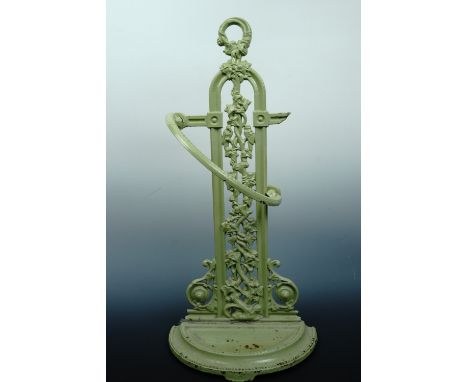 A Victorian cast iron stick and umbrella stand