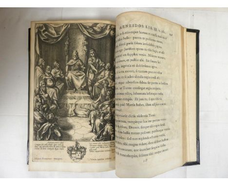 VIRGIL.&nbsp;&nbsp;Publii Virgilii Maronis Bucolica, Georgica et Aeneis, ex Editione Petri Burmanni. 2 vols. in one, each wit