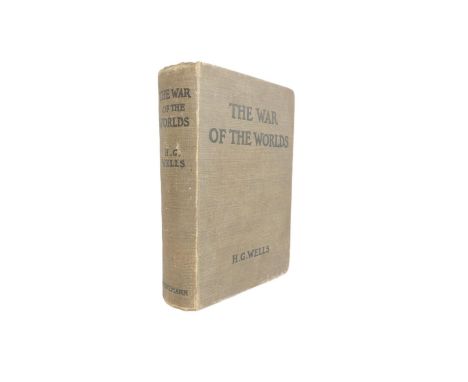 WELLS H. G.  The War of the Worlds. Signed by the author to the half title. 16pp publishers adverts dated 1897. Orig. grey cl