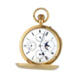 CHAPLIN & SONS, eine seltene und bedeutende englisch-viktorianische Taschenuhr, aus dem Jahre 1884