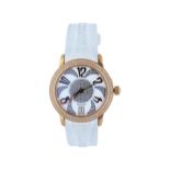 BLANCPAIN Damenarmbanduhr, in Roségold 18K, Durchmesser 34 mm, Lünette in Roségold mit Diamanten,