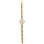 CHOPARD Happy Diamond, in Gelbgold 18K, Durchmesser 23 mm, Quarz,Lünette mit Diamanten besetzt,