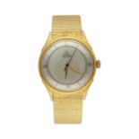 OMEGA, Herrenarmbanduhr, Durchmesser 35 mm, in Gelbgold 18K, 85 gr, Automatik, Band in Gelbgold 18K,