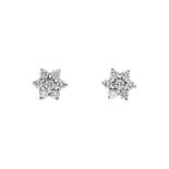 Diamant-Ohrstecker, hinreissendes Paar in Weissgold 18K signiert Bucherer,Ohrstecker in
